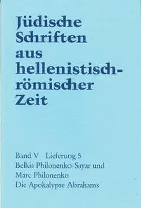 Philonenko-Sayar / Philonenko |  Die Apokalypse Abrahams | Buch |  Sack Fachmedien