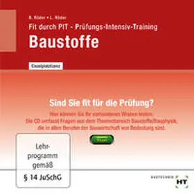 Röder |  Fit durch Pit - Baustoffe CD-ROM | Sonstiges |  Sack Fachmedien