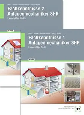 Albers / Wagner / Dommel |  Paketangebot Fachkenntnisse Anlagenmechaniker SHK 1 + 2 | Buch |  Sack Fachmedien