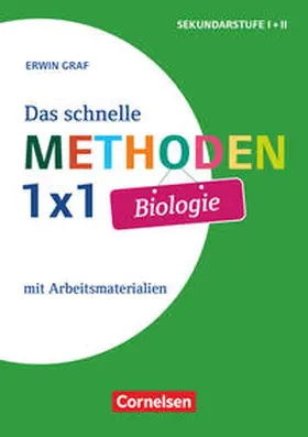 Graf |  Das schnelle Methoden-1x1 Biologie. Mit Arbeitsmaterialien. Buch | Buch |  Sack Fachmedien