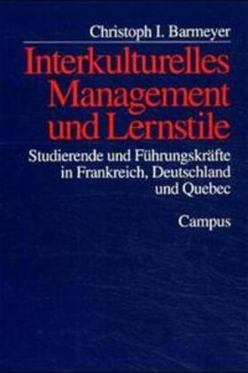Barmeyer |  Interkulturelles Management und Lernstile | Buch |  Sack Fachmedien