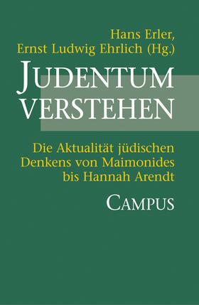 Erler / Ehrlich |  Judentum verstehen | Buch |  Sack Fachmedien