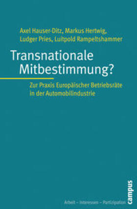 Hauser-Ditz / Hertwig / Pries |  Transnationale Mitbestimmung? | Buch |  Sack Fachmedien