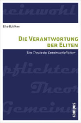 Bohlken |  Bohlken, E: Verantwortung der Eliten | Buch |  Sack Fachmedien