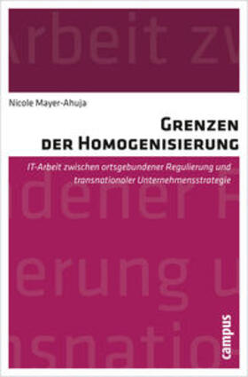 Mayer-Ahuja |  Grenzen der Homogenisierung | Buch |  Sack Fachmedien