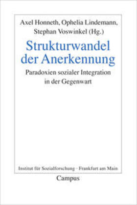 Honneth / Lindemann / Voswinkel |  Strukturwandel der Anerkennung | Buch |  Sack Fachmedien