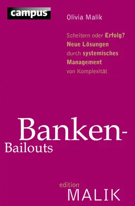 Malik |  Banken-Bailouts | Buch |  Sack Fachmedien