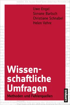 Engel / Bartsch / Schnabel |  Wissenschaftliche Umfragen | Buch |  Sack Fachmedien