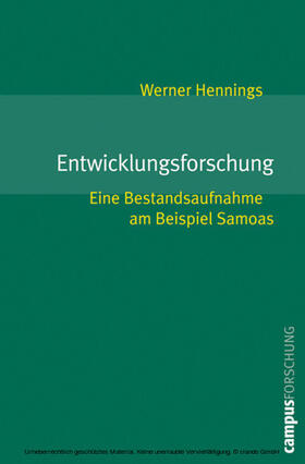 Hennings |  Entwicklungsforschung | eBook | Sack Fachmedien