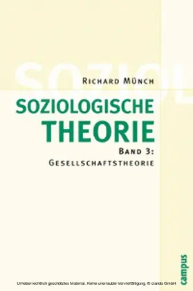 Münch | Soziologische Theorie. Bd. 3 | E-Book | sack.de