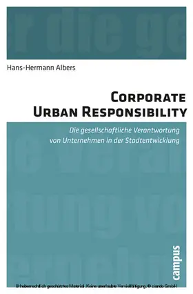 Albers | Corporate Urban Responsibility | E-Book | sack.de