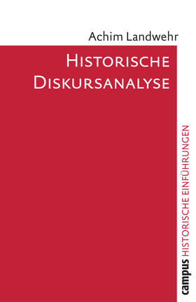 Landwehr |  Historische Diskursanalyse | eBook | Sack Fachmedien