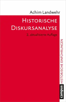 Landwehr | Historische Diskursanalyse | E-Book | sack.de