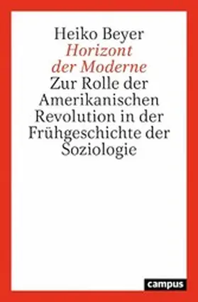 Beyer |  Horizont der Moderne | eBook | Sack Fachmedien