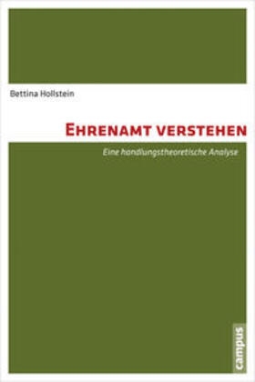 Hollstein |  Hollstein, B: Ehrenamt verstehen | Buch |  Sack Fachmedien