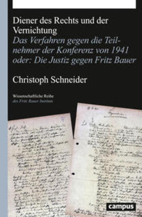Schneider |  Schneider, C: Diener des Rechts und der Vernichtung | Buch |  Sack Fachmedien
