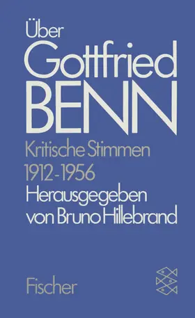 Benn |  Über Gottfried Benn | Buch |  Sack Fachmedien