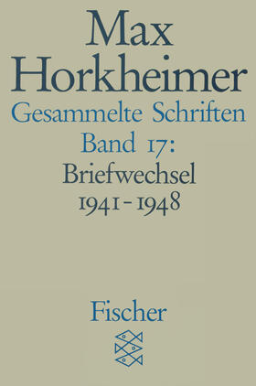 Horkheimer |  Gesammelte Schriften in 19 Bänden | Buch |  Sack Fachmedien