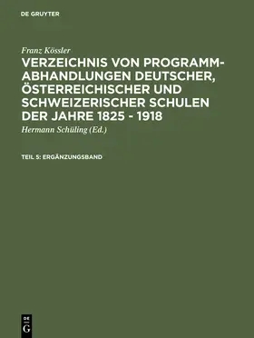 Kössler |  Ergänzungsband | Buch |  Sack Fachmedien