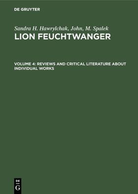 Spalek / Hawrylchak |  Reviews and Critical Literature about Individual Works | Buch |  Sack Fachmedien