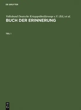 Scheffler / Schulle |  Buch der Erinnerung | Buch |  Sack Fachmedien