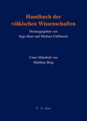 Haar / Fahlbusch |  Handbuch der völkischen Wissenschaften | Buch |  Sack Fachmedien