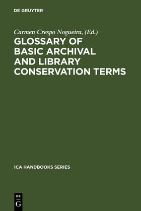Crespo Nogueira |  Glossary of Basic Archival and Library Conservation Terms | Buch |  Sack Fachmedien