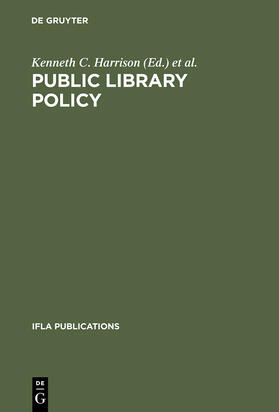 Harrison |  Public Library Policy | Buch |  Sack Fachmedien