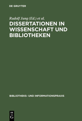 Kaegbein / Jung |  Dissertationen in Wissenschaft und Bibliotheken | Buch |  Sack Fachmedien
