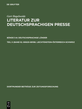 Hagelweide |  80620¿89198. Liechtenstein¿Österreich¿Schweiz | Buch |  Sack Fachmedien