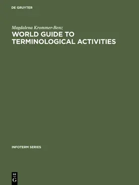 Krommer-Benz |  World guide to terminological activities | Buch |  Sack Fachmedien