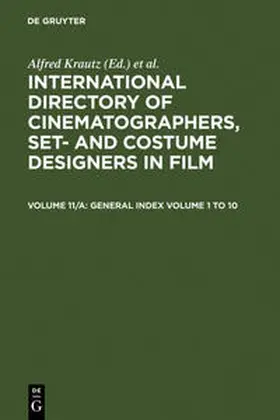  Film Titles, General Index Volume 1 - 10 | Buch |  Sack Fachmedien