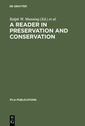 Manning / Kremp |  A Reader in Preservation and Conservation | Buch |  Sack Fachmedien