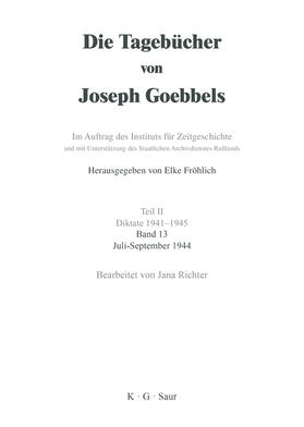 Richter |  Juli - September 1944 | Buch |  Sack Fachmedien