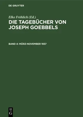 Fröhlich |  März-November 1937 | Buch |  Sack Fachmedien