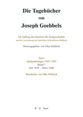 Fröhlich |  Juli 1939 - März 1940 | Buch |  Sack Fachmedien