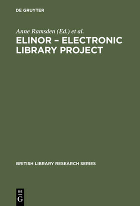Ramsden / Collier / Zhao |  ELINOR ¿ Electronic Library Project | Buch |  Sack Fachmedien