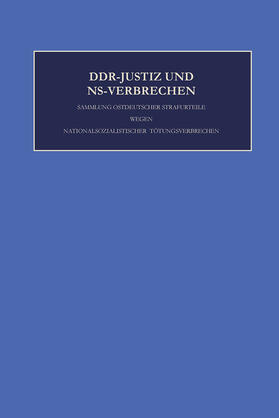 Rüter / Demps / Marxen |  Die Verfahren Nr. 1115 - 1199 der Jahre 1951 - 1954 | Buch |  Sack Fachmedien