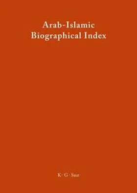 Cikar |  Arab-Islamic Biographical Index | Buch |  Sack Fachmedien