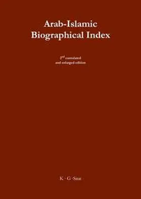 Cikar |  Arab-Islamic Biographical Index II | Buch |  Sack Fachmedien