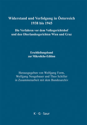  Erschließungsband zur Mikrofiche-Edition | Buch |  Sack Fachmedien