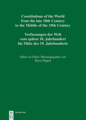 Dippel / Dubois / Gaffield |  Constitutions of the World from the late 18th Century to the Middle of the 19th Century, Vol. 10, Constitutional Documents of Haiti 1790¿1860 | Buch |  Sack Fachmedien