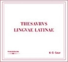  Thesaurus linguae Latinae | Sonstiges |  Sack Fachmedien