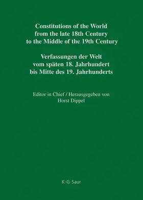 Bronfman |  Constitutional Documents of Chile 1811 – 1833 | eBook | Sack Fachmedien