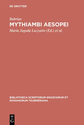 Babrius / La Penna / Luzzatto |  Mythiambi Aesopei | Buch |  Sack Fachmedien