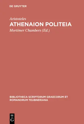 Aristoteles / Chambers |  Athenaion politeia | Buch |  Sack Fachmedien