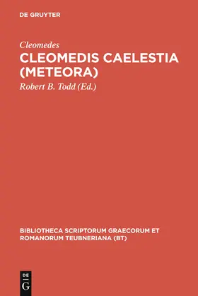 Cleomedes / Todd |  Cleomedis Caelestia (Meteora) | Buch |  Sack Fachmedien