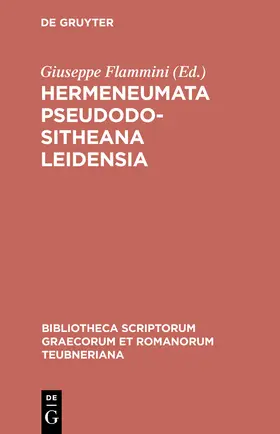 Flammini |  Hermeneumata Pseudodositheana Leidensia | Buch |  Sack Fachmedien