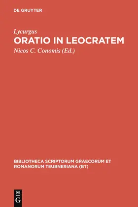 Lycurgus / Conomis |  Oratio in Leocratem | Buch |  Sack Fachmedien