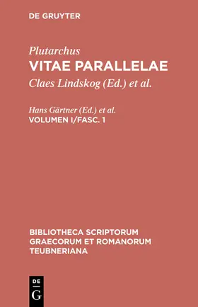 Plutarchus / Ziegler / Gärtner |  Vitae parallelae | Buch |  Sack Fachmedien